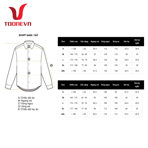 Không kiểm tra áo mẫu thực tế và bảng size trước khi sản xuất