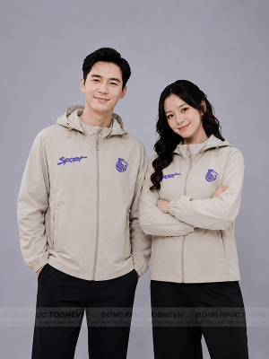 ÁO KHOÁC ĐỒNG PHỤC SPORT XÁM
