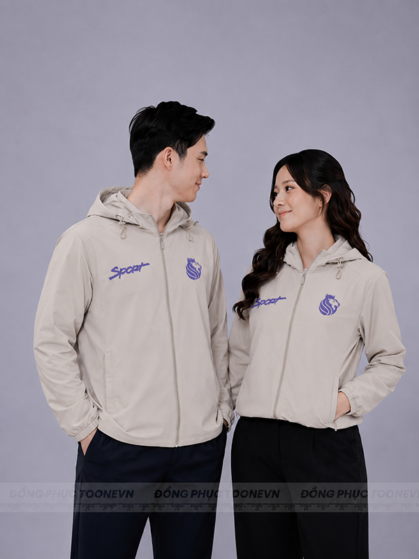 ÁO KHOÁC ĐỒNG PHỤC SPORT XÁM - Ảnh 4