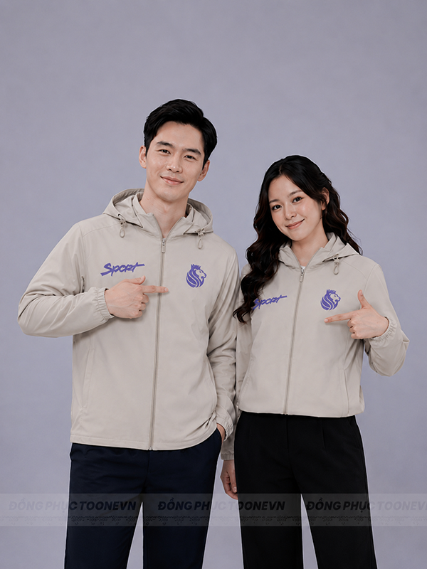 ÁO KHOÁC ĐỒNG PHỤC SPORT XÁM - Ảnh 5