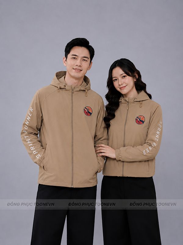 ÁO KHOÁC ĐỒNG PHỤC MÀU NÂU CAO CẤP - Ảnh 2